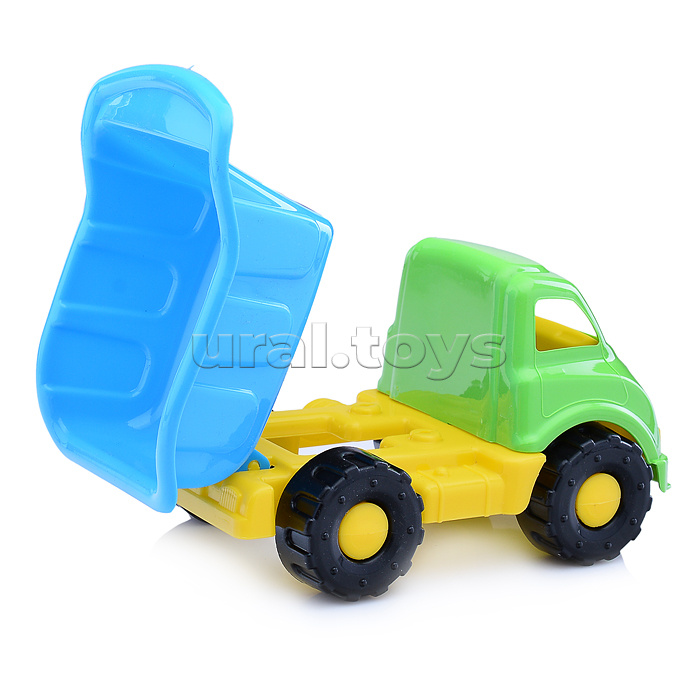Авто Мини Самосвал + Песочный набор (2 фор.,лоп., граб., ведро мини)