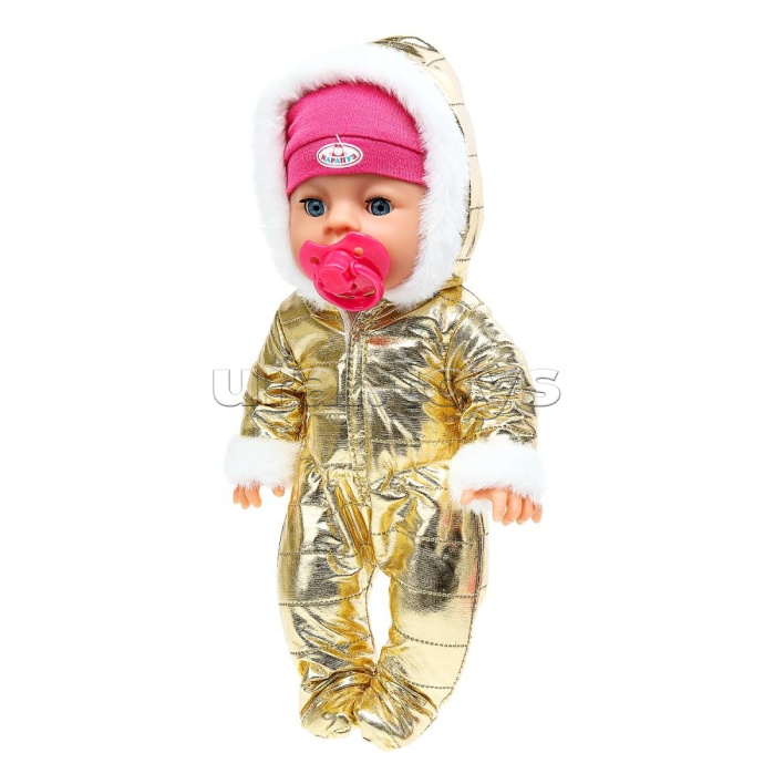 Пупс озвуч Шаинский музыка 35 см, пьет, писает, закр. глазки, 4 акс, 2000 слов