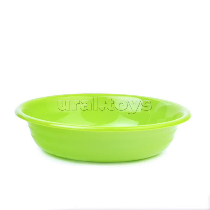 Тарелка глубокая детская с декором "Ми-ми-мишки" 185 мм (зеленый)