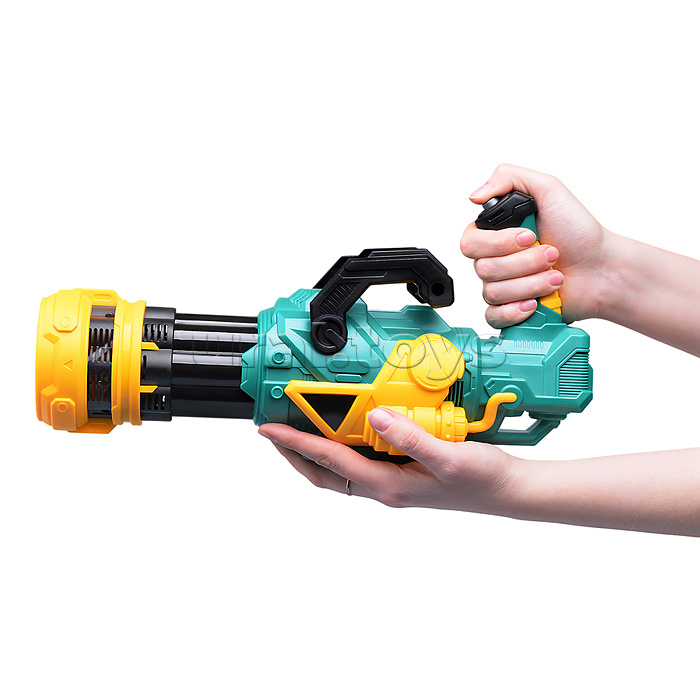 Пушка "Мега-3" для мыльных пузырей, в коробке