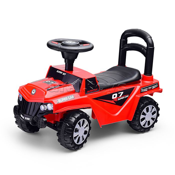 Каталка детская "Super car" (цвет красный)