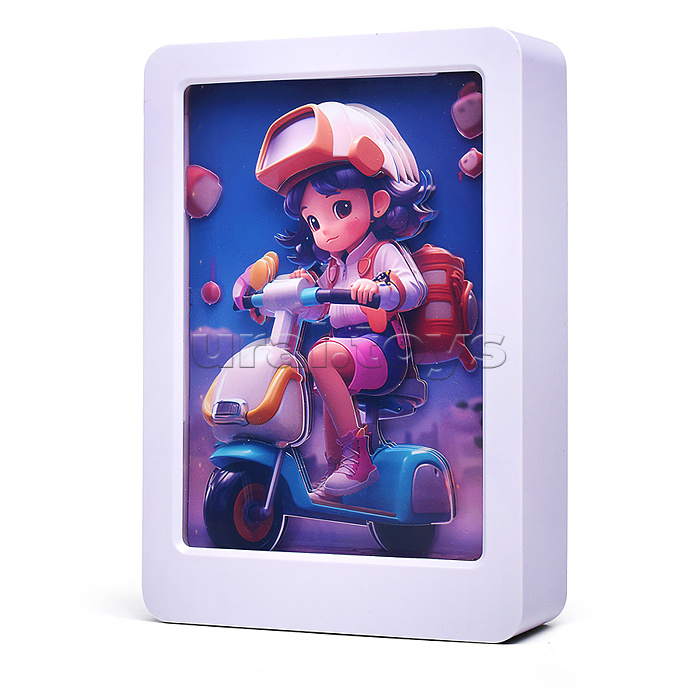 Ночник-пазл 3Д "Girls" со светом и музыкой, в коробке