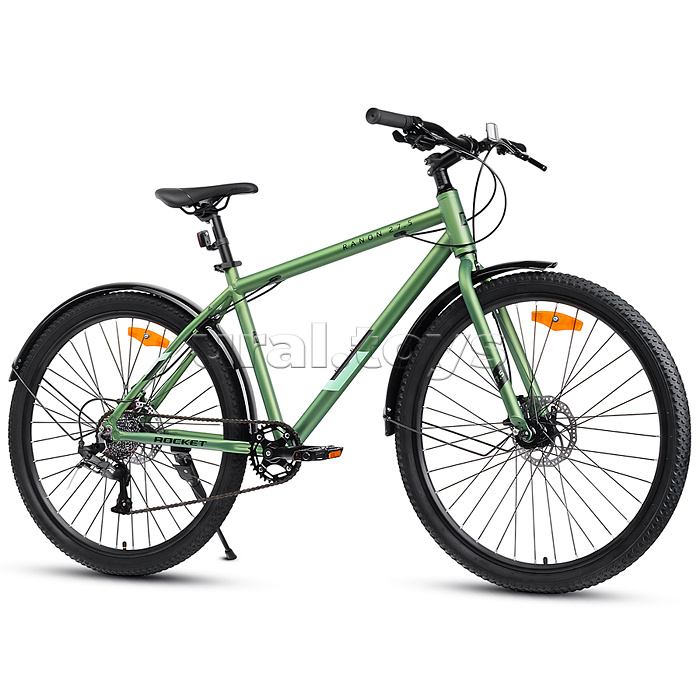Велосипед 27,5" Rocket Ranon 27,5, цвет зеленый, размер 18"