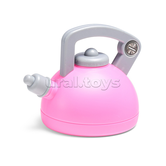 Бытовая техника "Чайник с плитой"в коробке (цвет розовый)