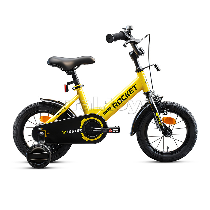 Велосипед 12" Rocket Juster, цвет желтый