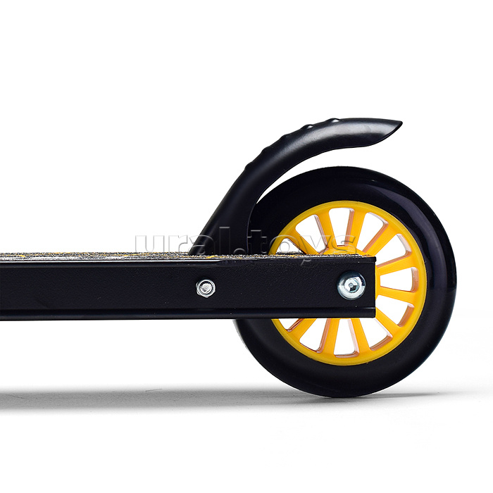 Самокат-снегокат трюковой в коробке (золотой)