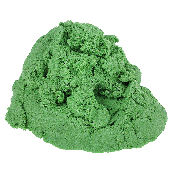 Кинетический песок "Волшебный песок", 300 гр., контейнер, зеленый