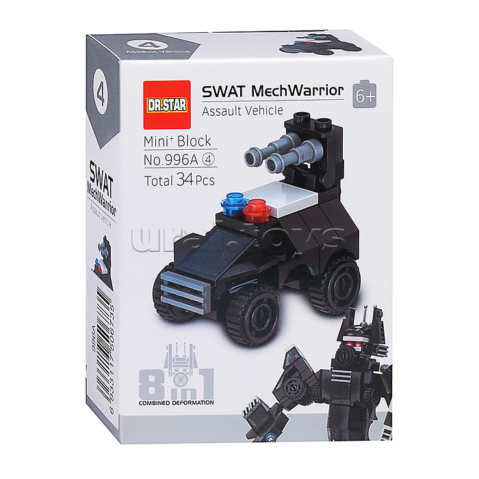 Конструктор "Робот собровец" в коробке