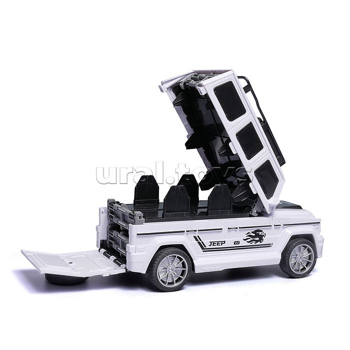 Набор машин "Весёлый автопарк" в коробке