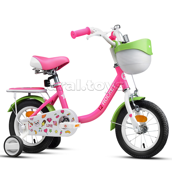 Велосипед 12" Rocket Bella, цвет розовый