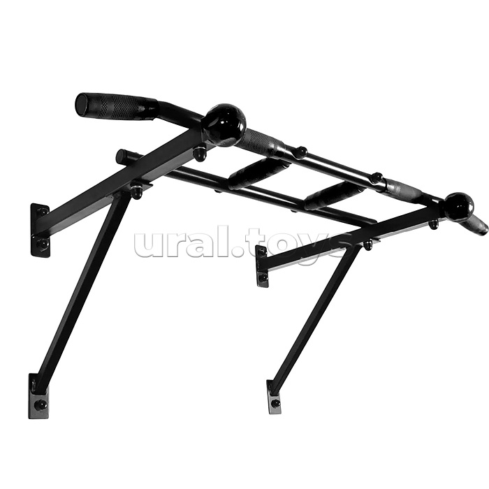 Турник настенный Aktiv Maх черный с черными ручками разборный