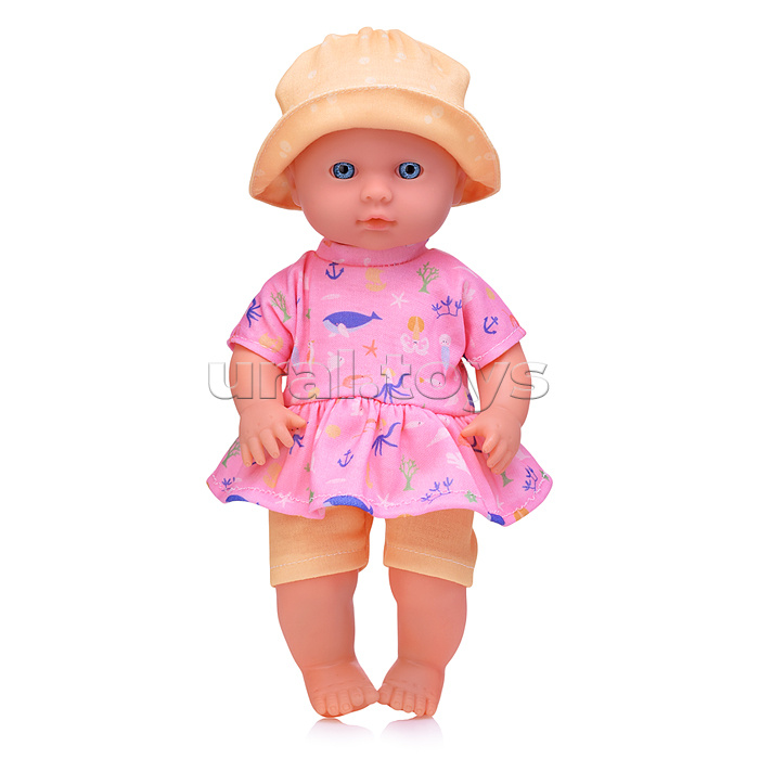 Пупс "Катюша" (пьет, писает, веснушки) с аксессуарами, в коробке