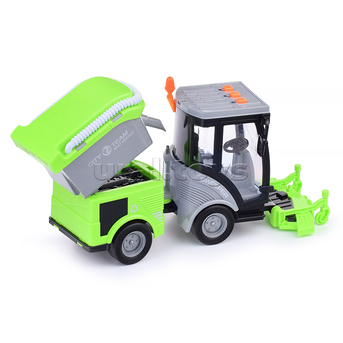 Машина "Спецтехника городская" 1:16 (свет, звук) в коробке (цвет салатовый)