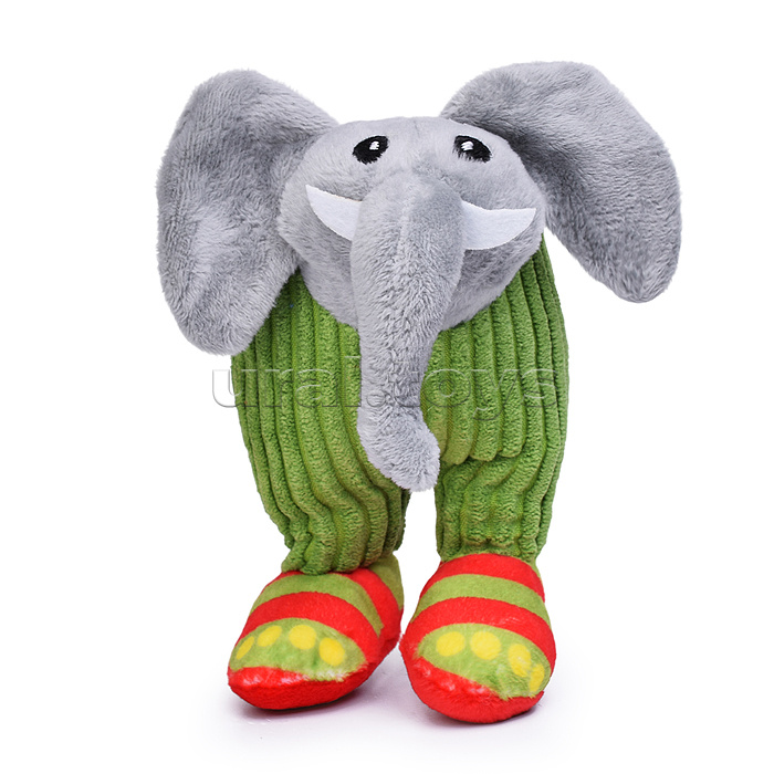 Мягкая игрушка "Слон" в сандалях,28 см.