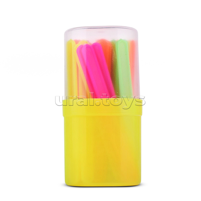 Набор счетных палочек флюоресцентные 50шт в пенале