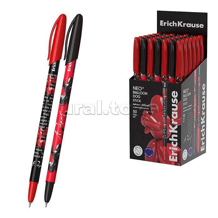 Ручка шариковая Neo® Stick Balloon Dog, 0.7, Super Glide Technology, цвет чернил синий (в коробке по 50 шт.) Ручка шариковая Neo® Stick Balloon Dog, 0.7, Super Glide Technology, цвет чернил синий (в коробке по 50 шт.)