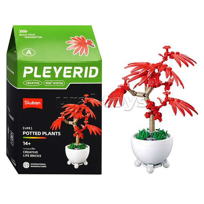 Конструктор "Пальмы в горшочках" (упак. 6шт.) в коробке