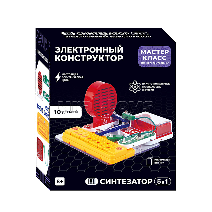 Электронный конструктор "Синтезатор 5в1" Электронный конструктор "Синтезатор 5в1"