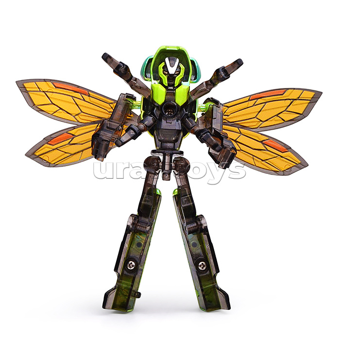 Робот трансформирующийся в фантастических насекомых, в коробке