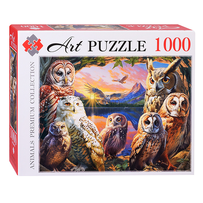 Пазлы 1000 Artpuzzle "Вечерние совы"