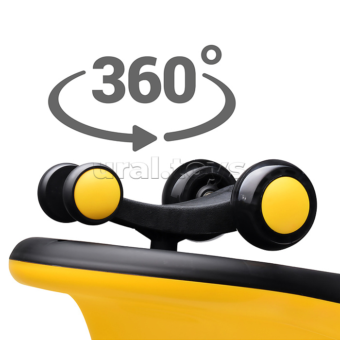 Каталка-бибикар, в коробке (желтый)