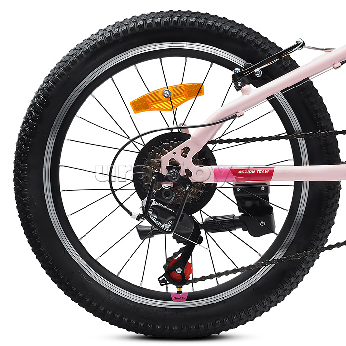 Велосипед 20" Rocket Crux 1.0 , цвет розовый, размер 11"