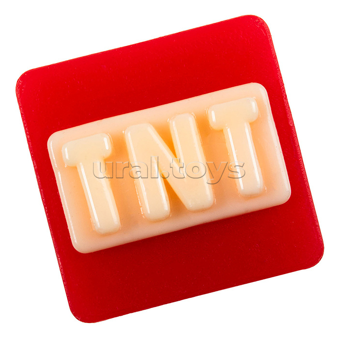 Игрушка-антистресс "Сквиши" Кубик красный