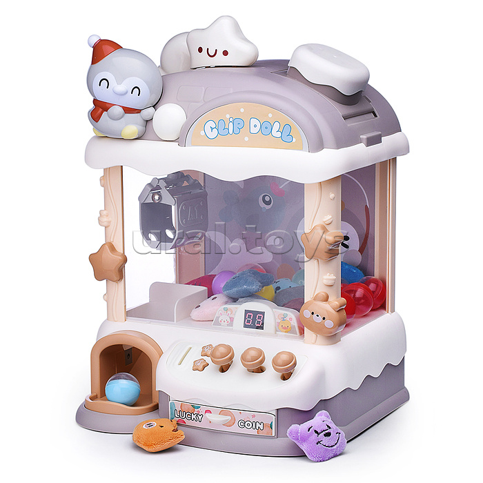 Игра хваталка 1026-70 "Аппарат с игрушками" в коробке