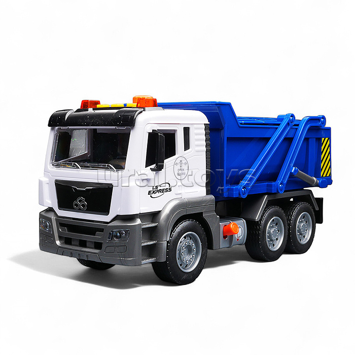 Машина "Самосвал" 1:10 (свет, звук) в коробке