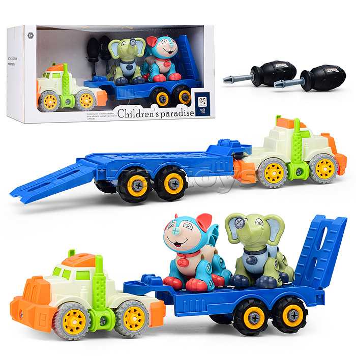 Конструктор "Мастер Винтик" с отверткой, в коробке