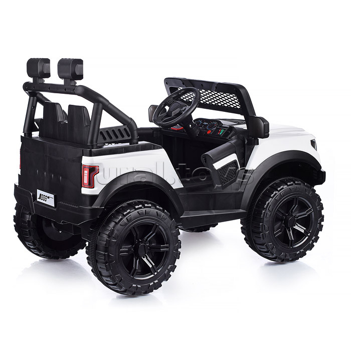 Электромобиль "Круиз" на аккумуляторе, с р/у управлением, в коробке (белый)