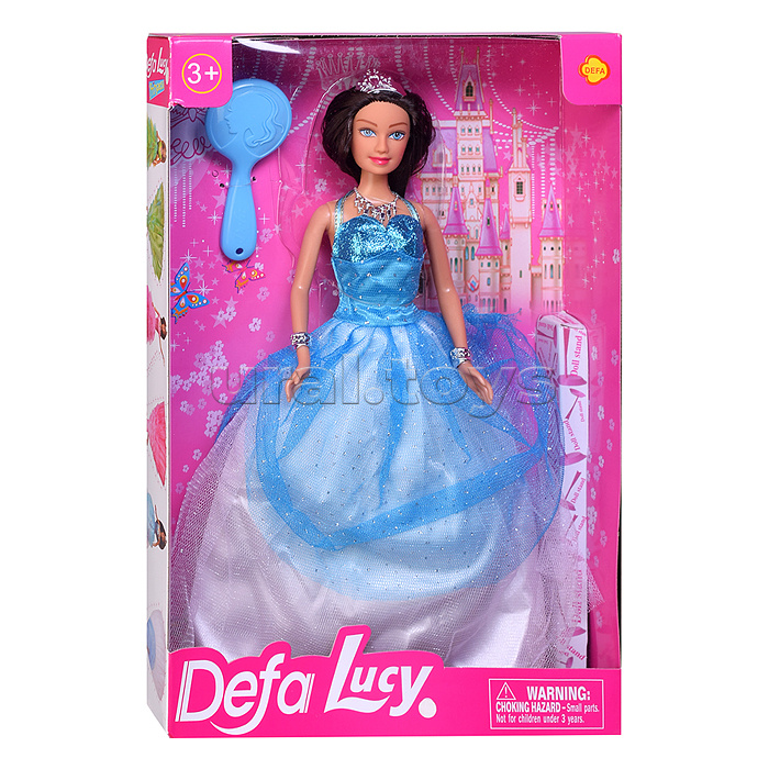 Кукла в бальном платье с аксессуарами,