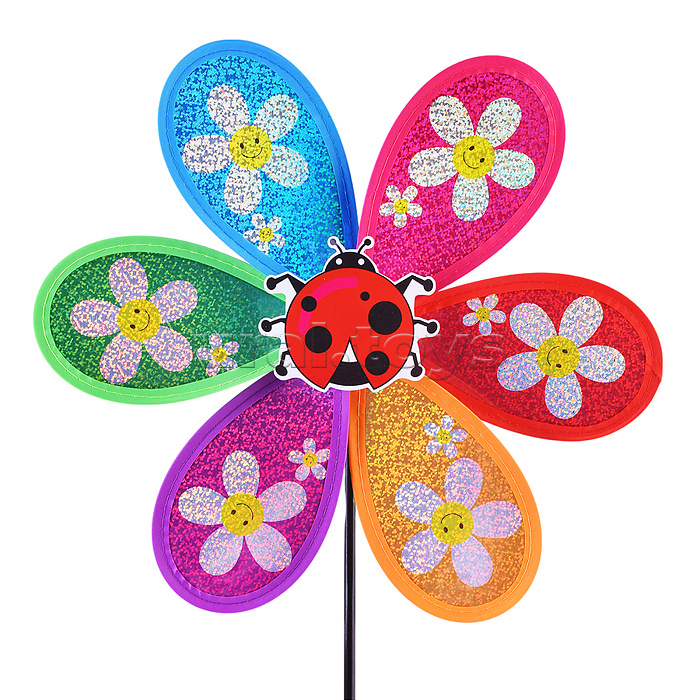 Ветерок "Цветочек с бабочкой" в пакете