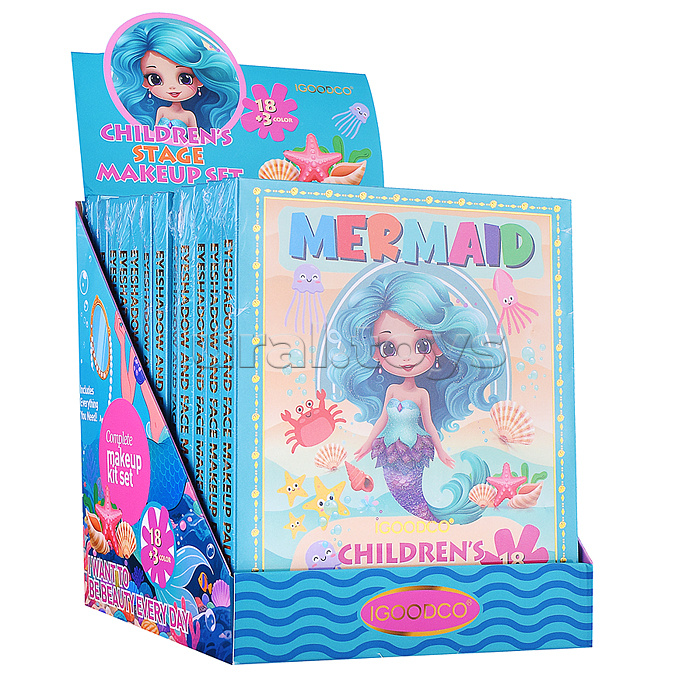 Косметика детская "Русалочка" (палетка теней)