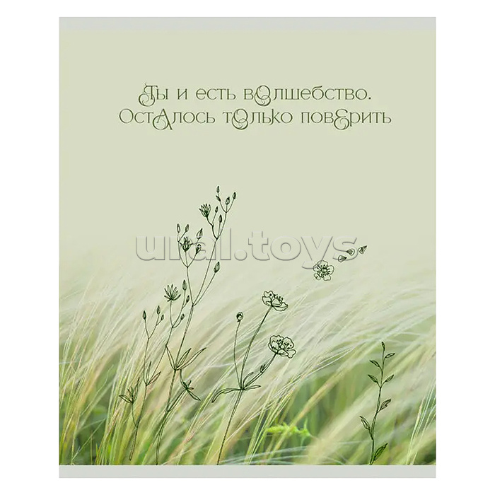 Тетрадь 48л. клетка "Ты - волшебство" А5 скрепка