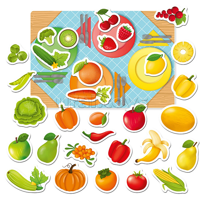 Магнитная игра "Учим цвета"