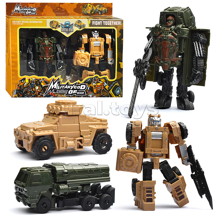 Робот "Броневик" трансформирующийся, в коробке