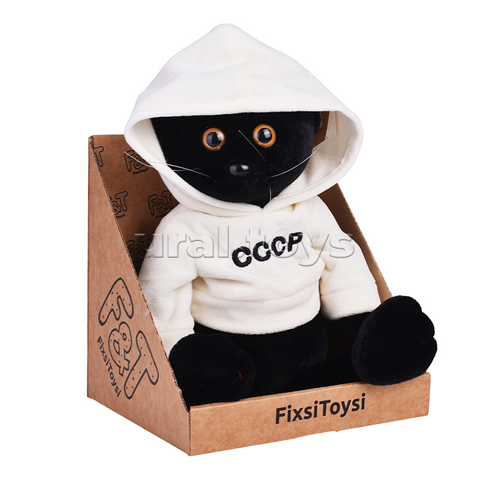 Кот "СССР" в молочной кофте