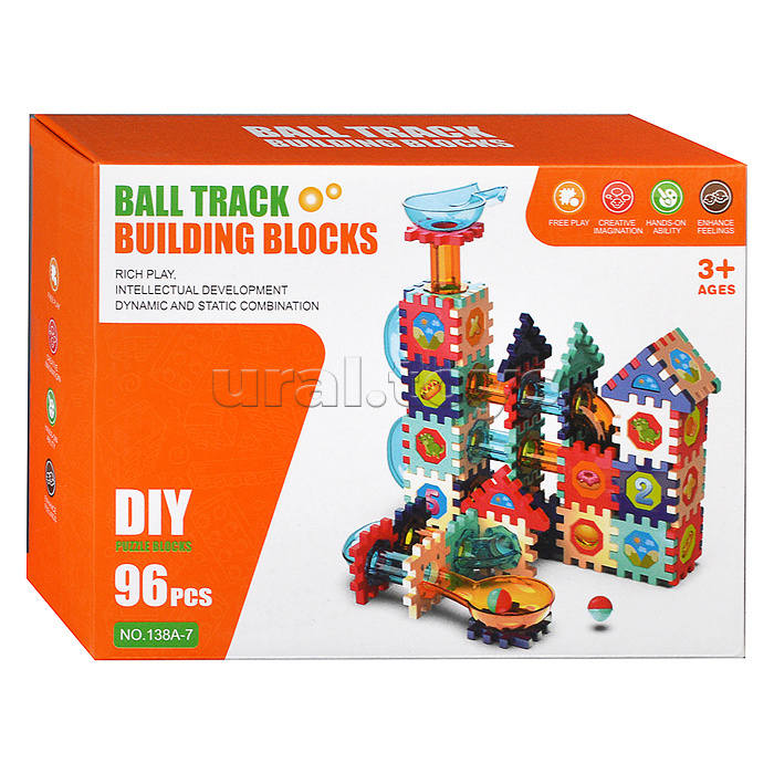 Конструктор "Ball Track-2" (96 дет.) в коробке Конструктор "Ball Track-2" (96 дет.) в коробке