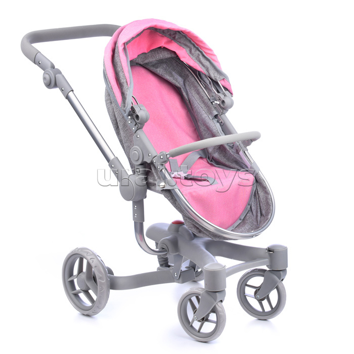 Коляска для кукол, металлическая, 2в1, в коробке