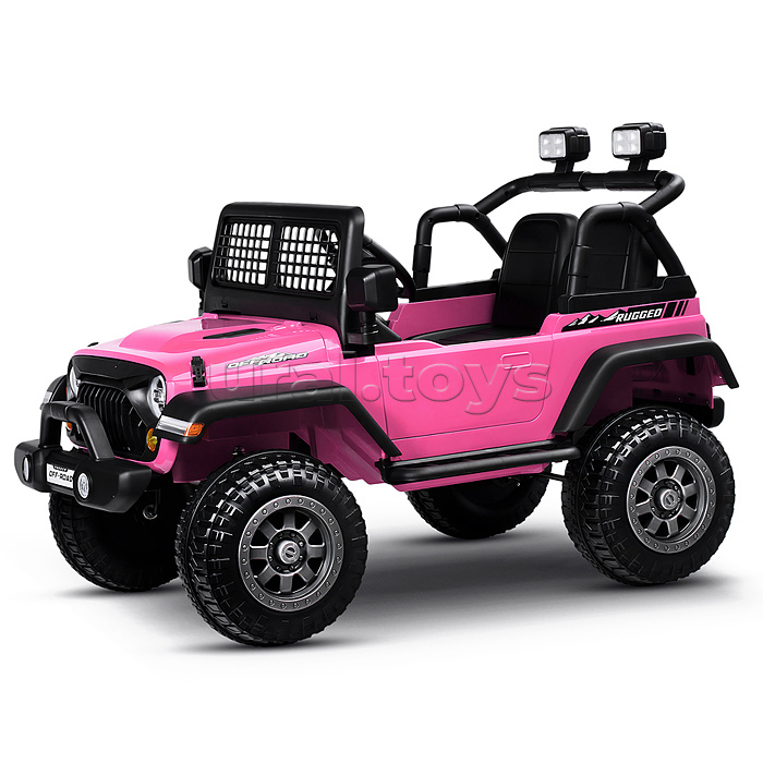 Электромобиль детский "Городской внедорожник" (цвет розовый)