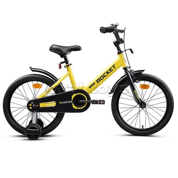 Велосипед 18" Rocket Juster, цвет желтый