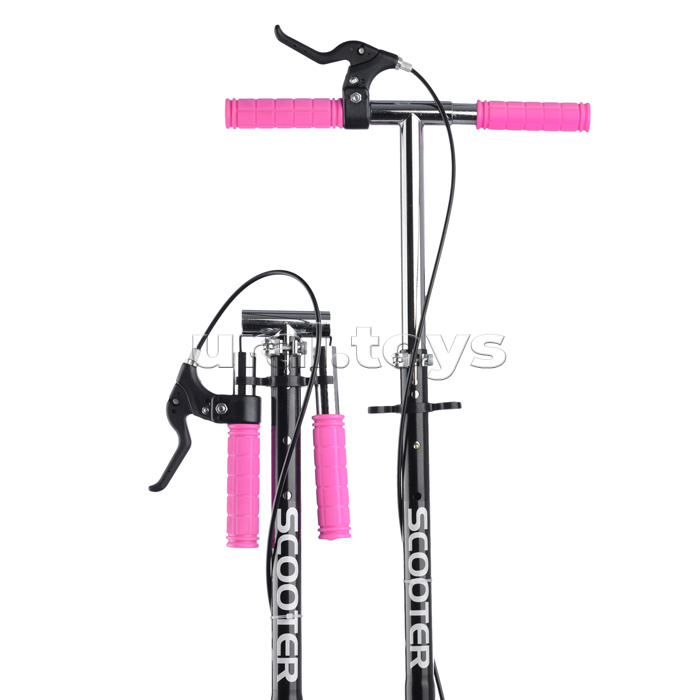 Самокат 2-х кол., розовый, PU/ 200 мм, ABEC 7, в коробке