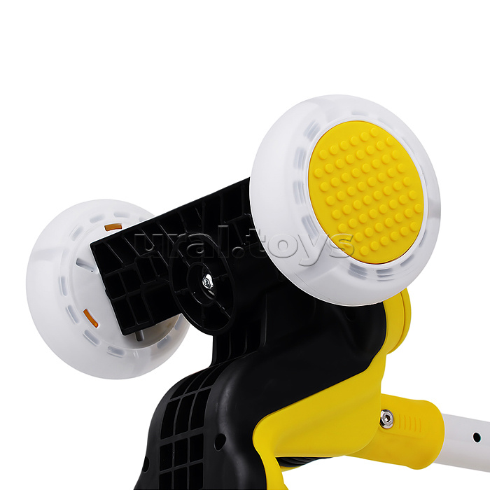 Самокат 3-х. кол., колеса PU, желтый, в коробке