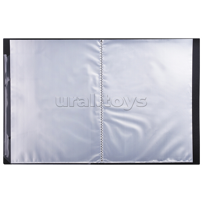 Папка с 040 вкладышами A4 "Esthetics" A4 (235x310x25 мм) полипропилен 700 мкм, фактура "soft-touch" вкладыши 30 мкм, внутренний карман 160 мкм, индивидуальная упаковка, непрозрачная лавандово-пепельная