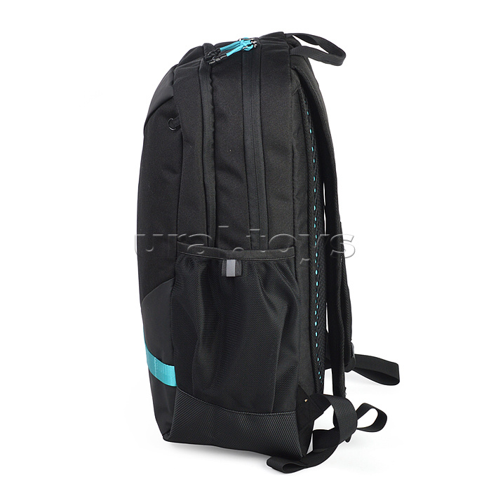 Рюкзак "Sport" подростковый 40x31x20 см (18 л) 500 г, текстильный, 1 отделение на молнии с уплотненным отделением для ноутбука до 15 дюймов и книг, 1 передний карман на молнии, 2 боковых кармана, уплотненная вентилируемая спинка с пластиковой вставкой, уп