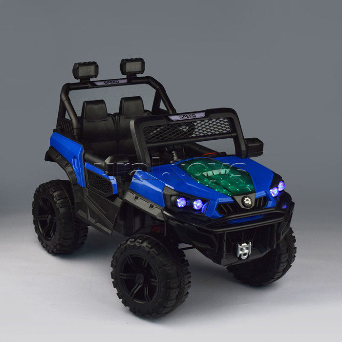 Электромобиль "Фиджи" на аккумуляторе, с р/у управлением, 12V4.5 двухприводный (синий)