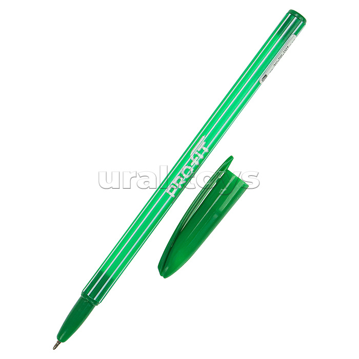Ручка шариковая с полос. d=0,7мм,игол.након