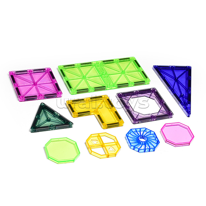 Конструктор магнитный "Замок" с прожектором (31 дет.) в коробке