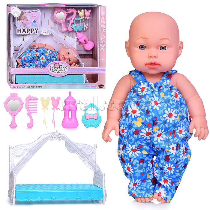 Пупс с аксессуарами "Кроха" звук, в коробке